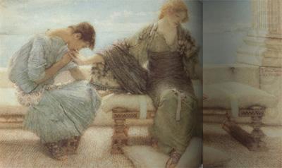 Alma-Tadema, Sir Lawrence Ask Me No More (mk23) china oil painting image